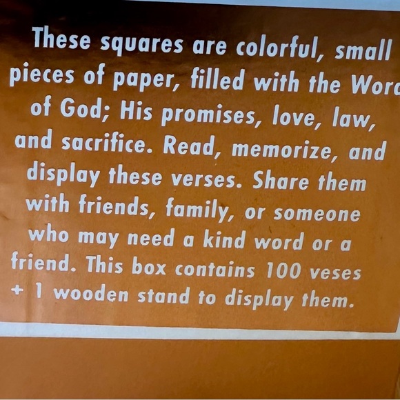 Inspirational Scripture Card Set with Stand - Picture 3 of 6